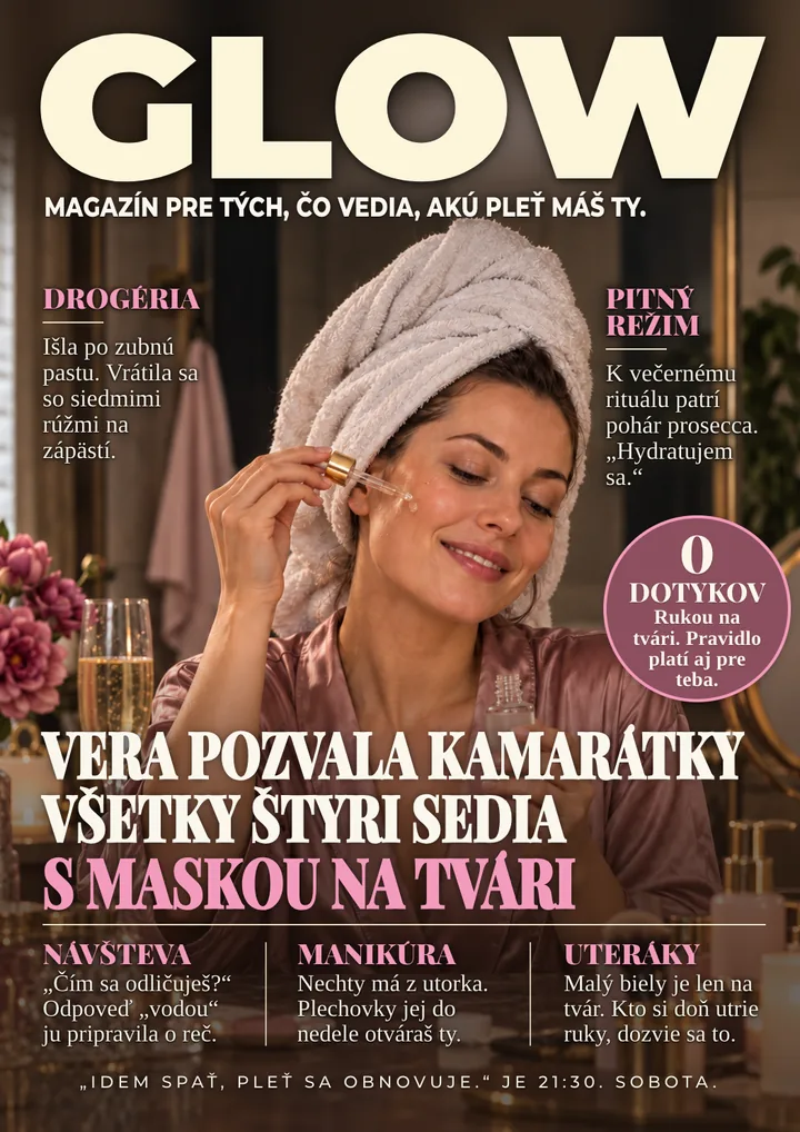 Titulka časopisu pre beauty queen