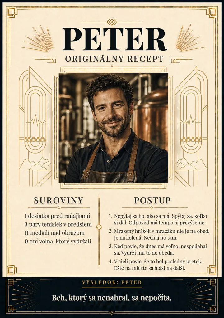 Recept na osobnosť pre bežca