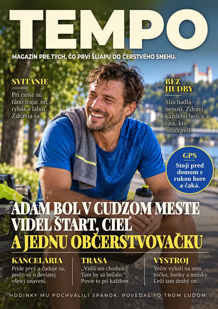 Titulka časopisu pre bežca