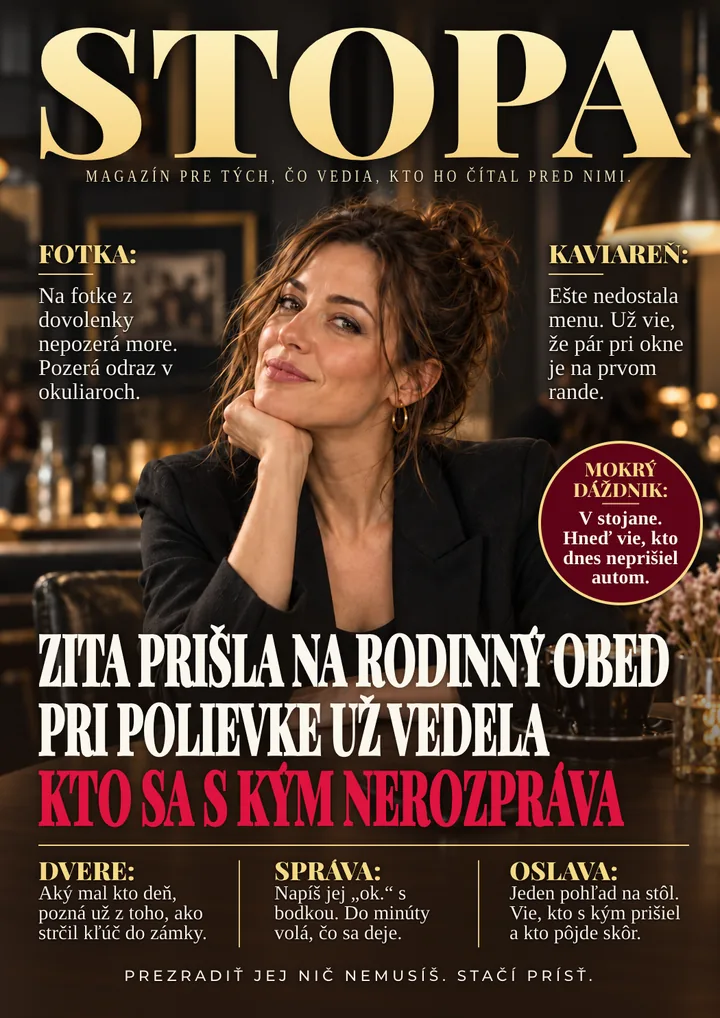 Titulka časopisu pre detektívku