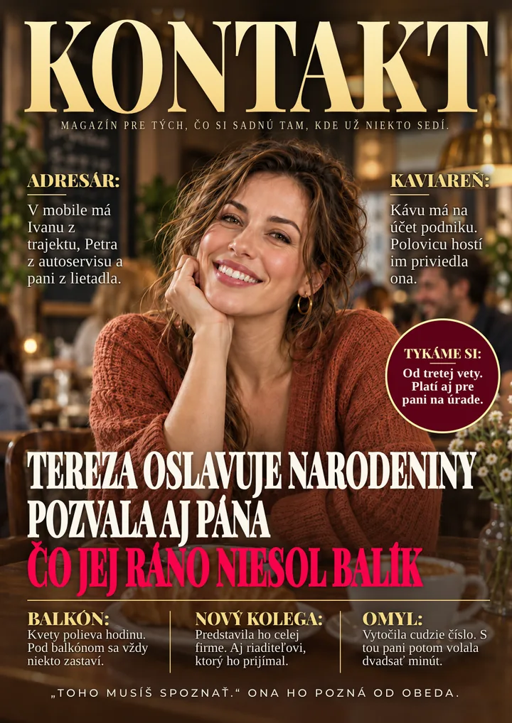 Titulka časopisu pre extrovertku