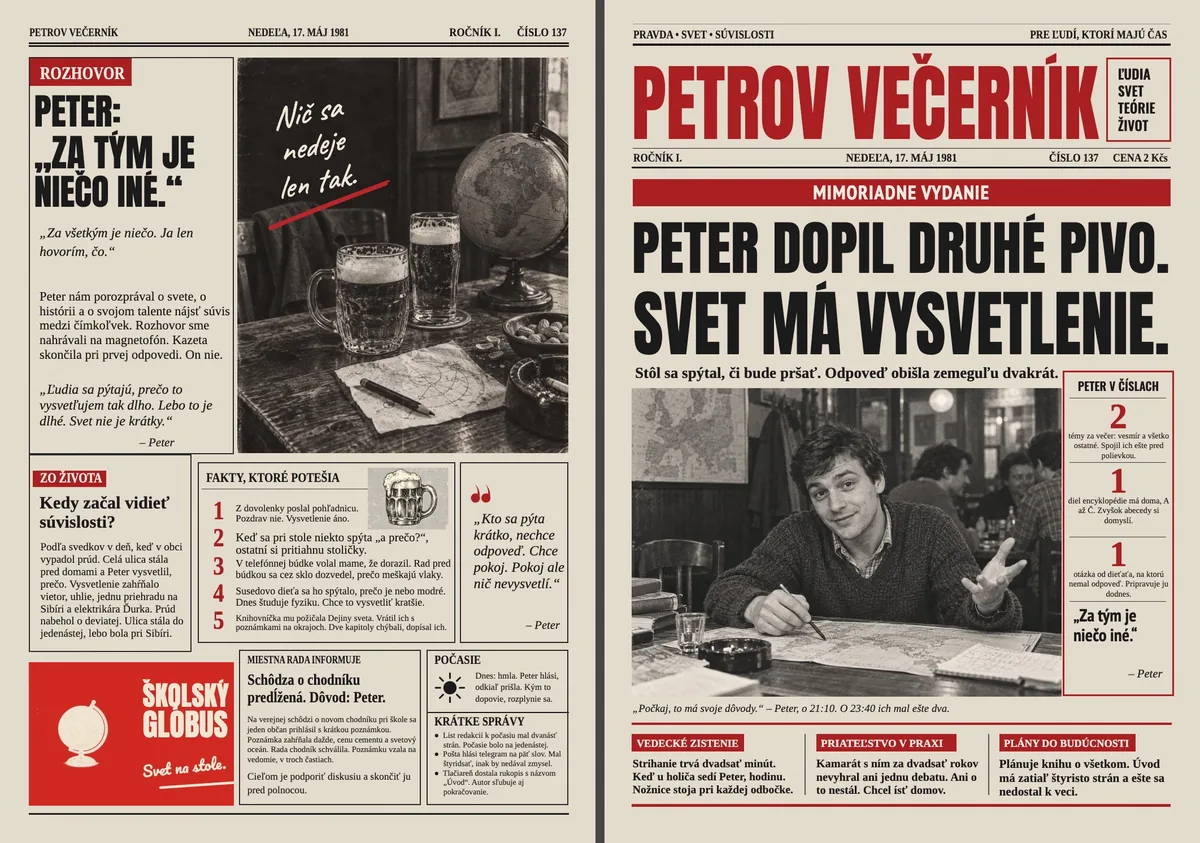Retro noviny pre krčmového filozofa