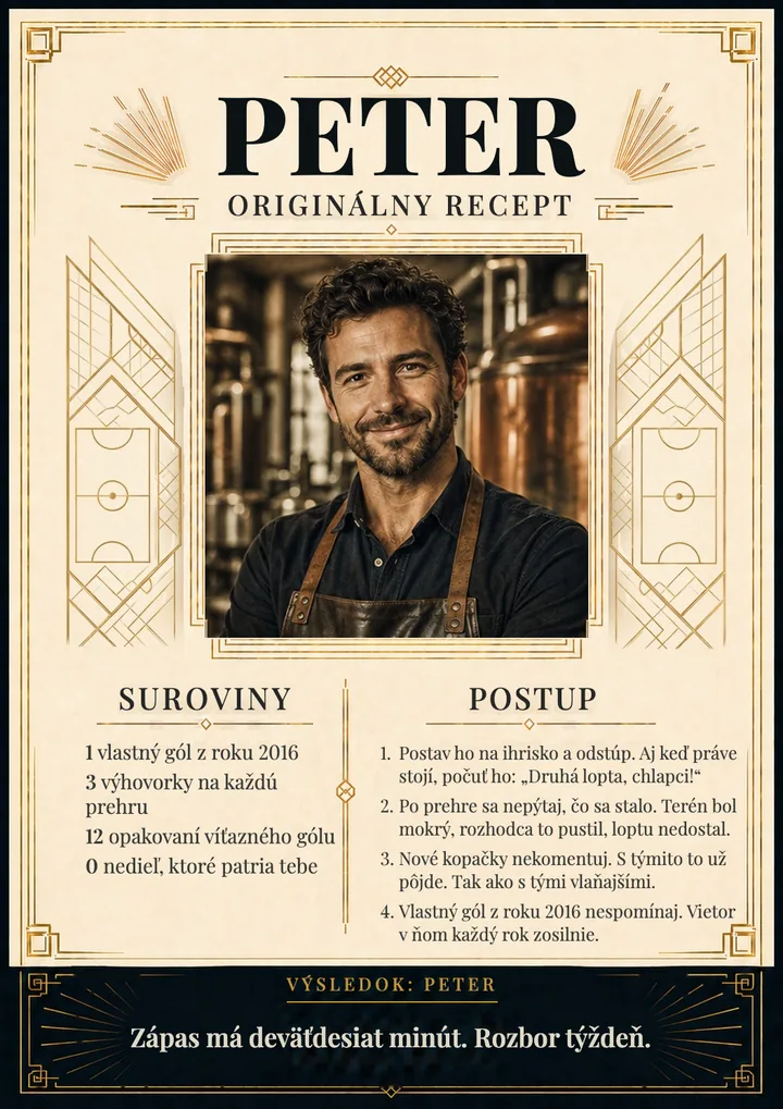 Recept na osobnosť pre futbalistu