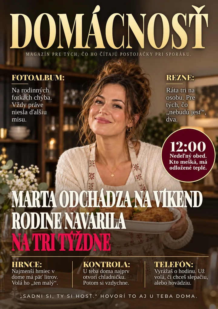 Titulka časopisu pre gazdinku