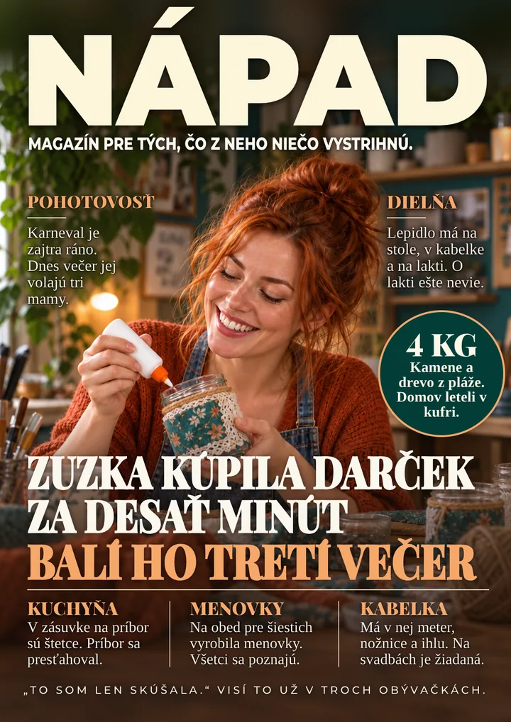 Ukážka certifikátu pre kreatívnu dušu: HLAVNÁ ARCHIVÁRKA VECÍ, ČO SA EŠTE ZÍDU