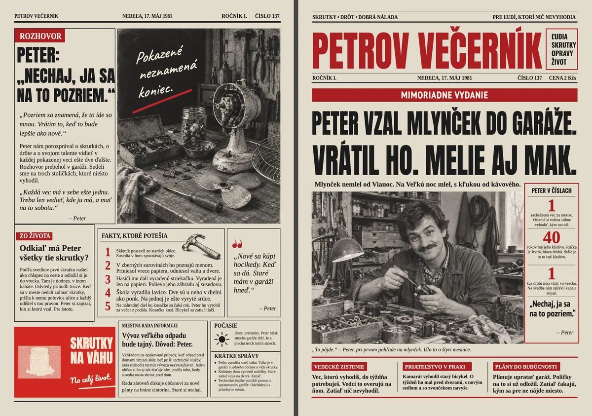 Retro noviny pre kutila