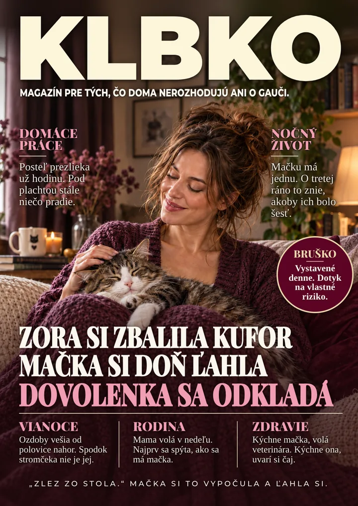 Titulka časopisu pre mačkárku