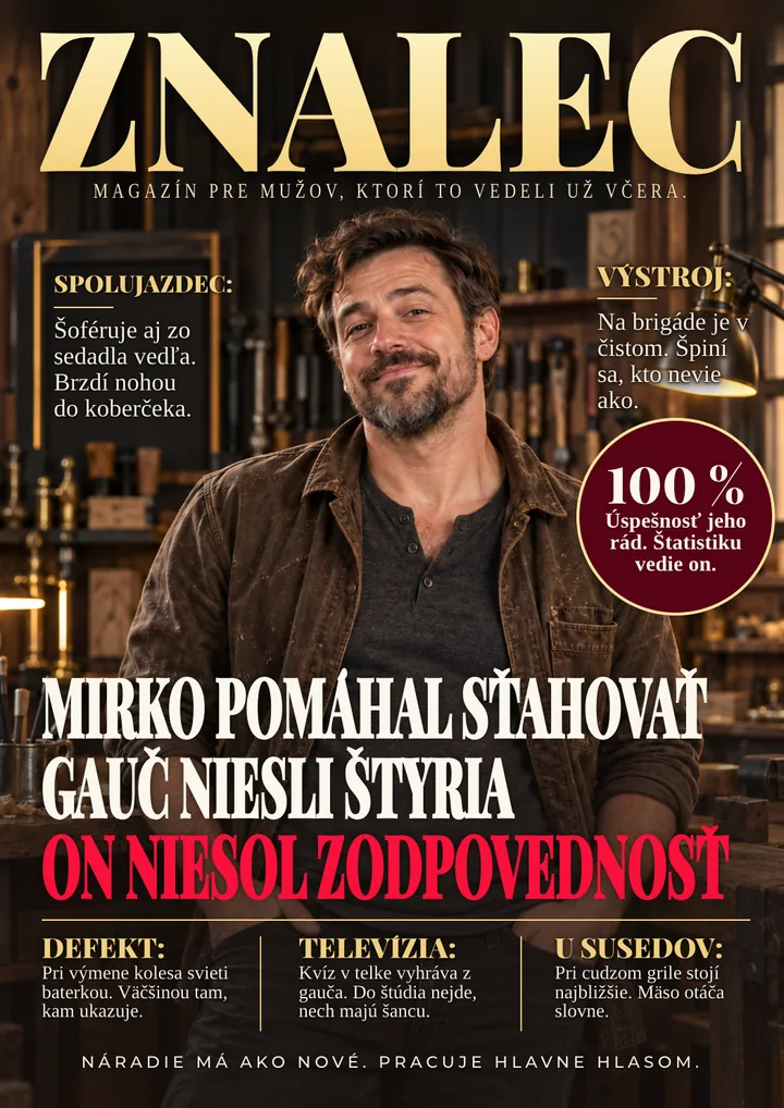 Titulka časopisu pre majstra sveta