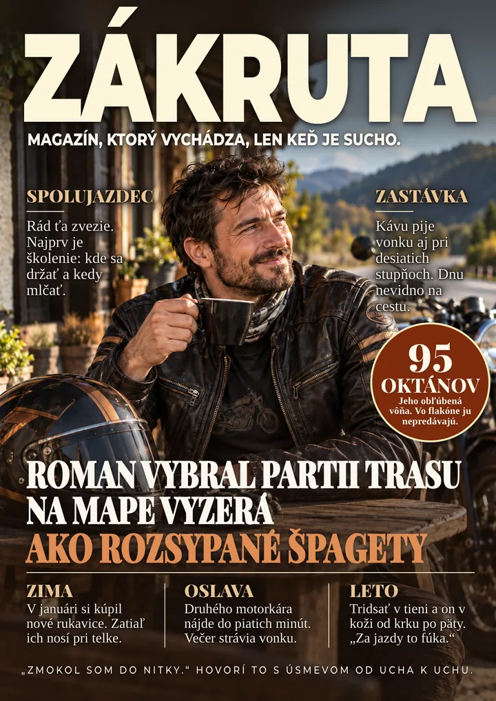 Titulka časopisu pre motorkára