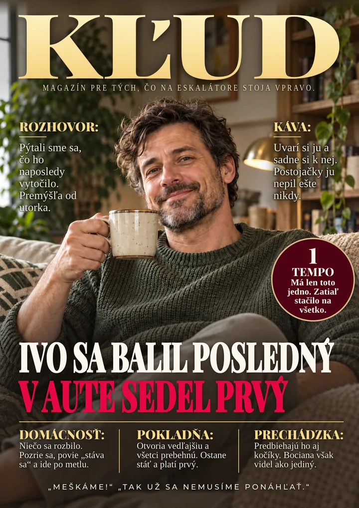 Titulka časopisu pre pohodára