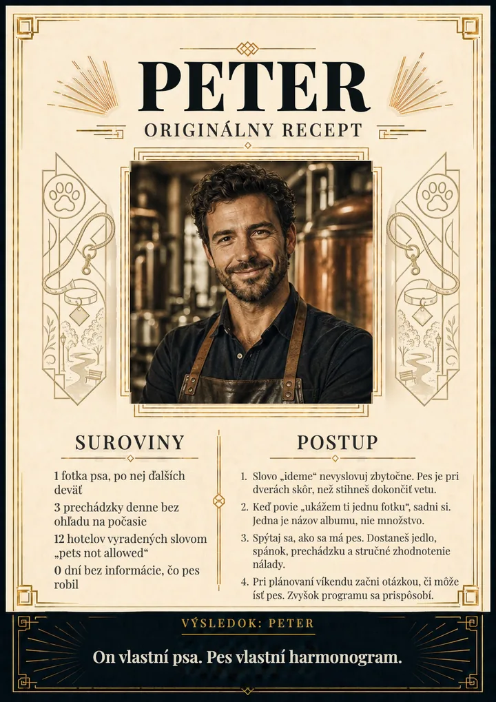 Recept na osobnosť pre psíčkara