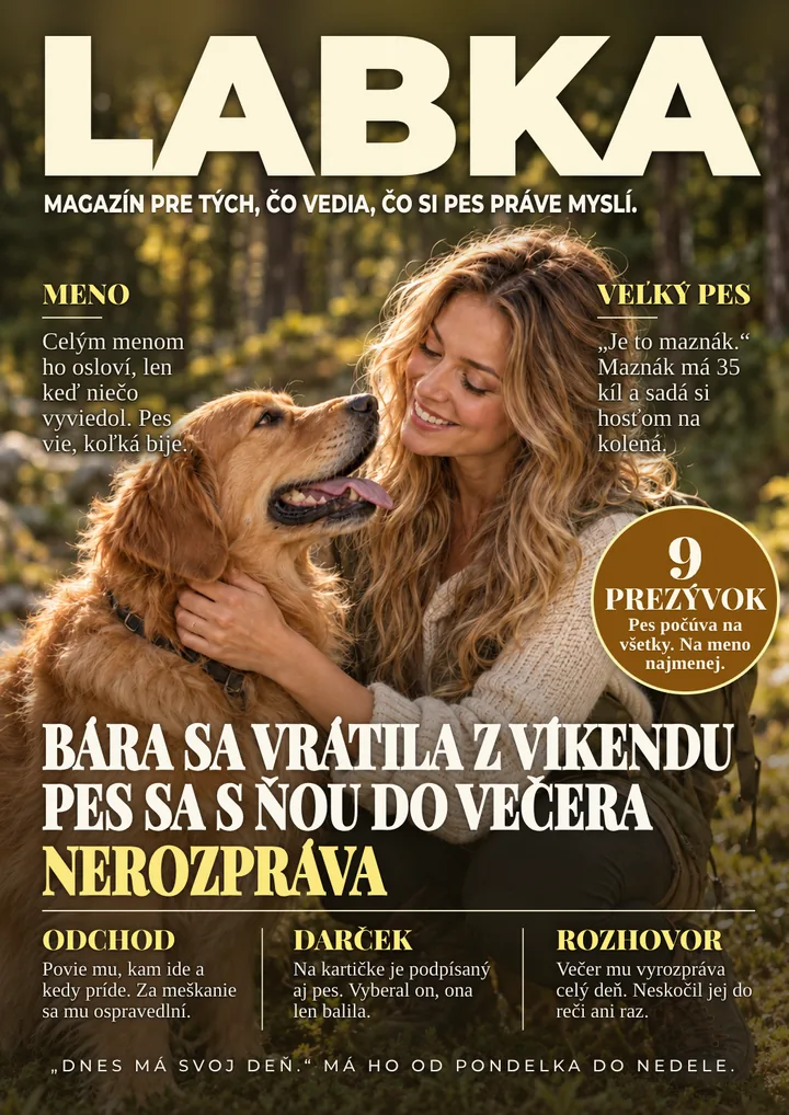 Titulka časopisu pre psíčkarku