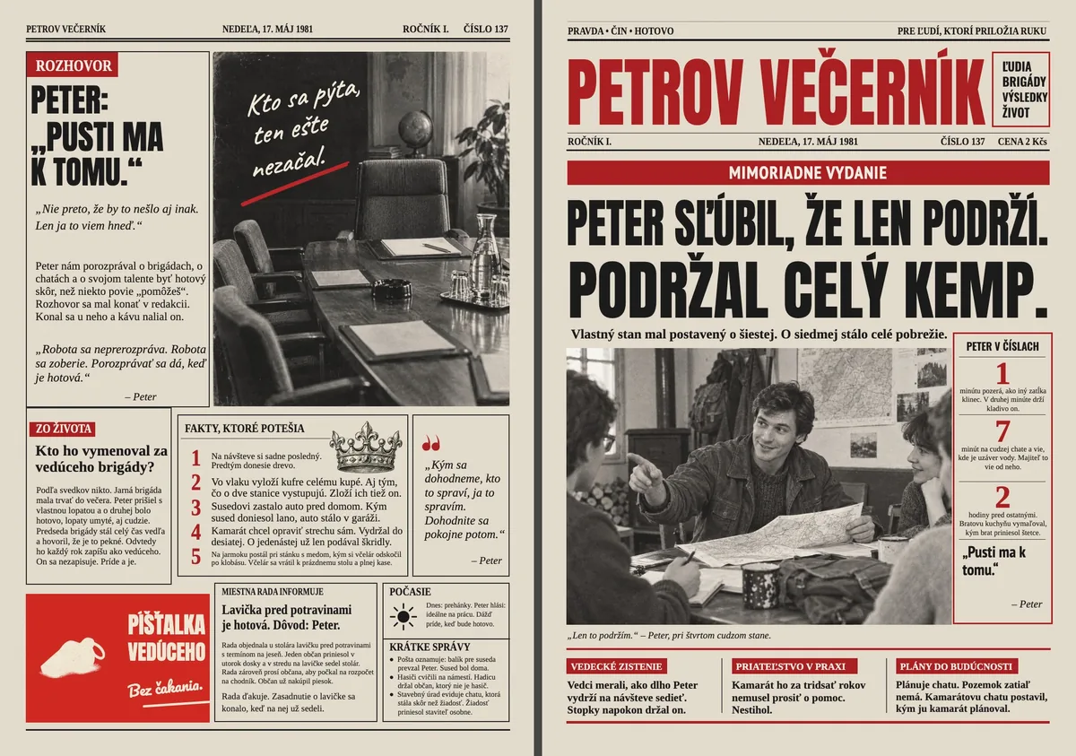 Retro noviny pre samozvaného šéfa