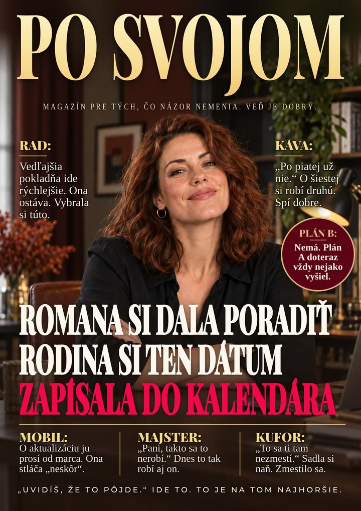 Titulka časopisu pre tvrdú hlavu