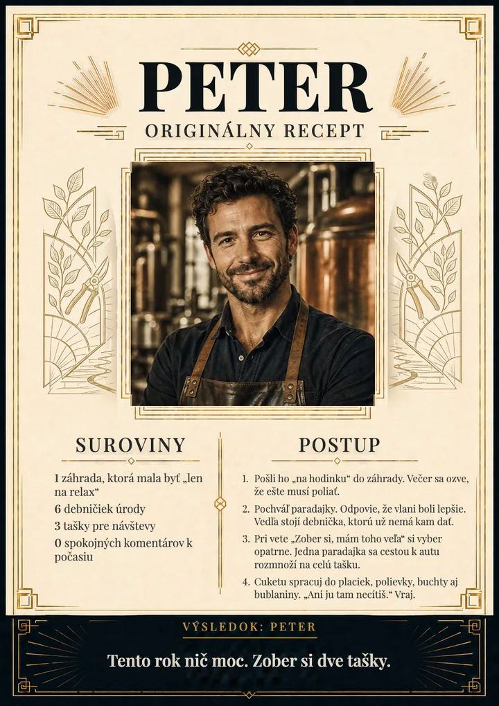 Recept na osobnosť pre záhradkára