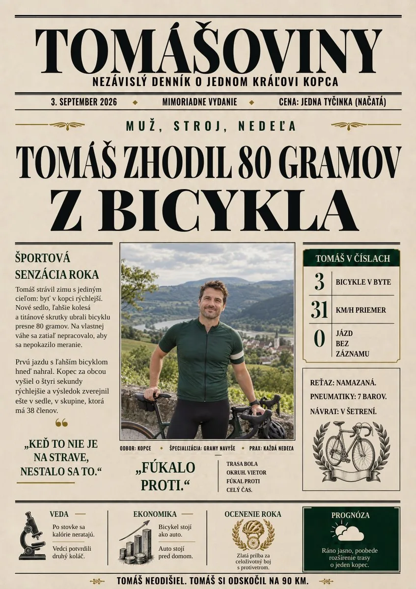 Noviny o ňom – ukážka